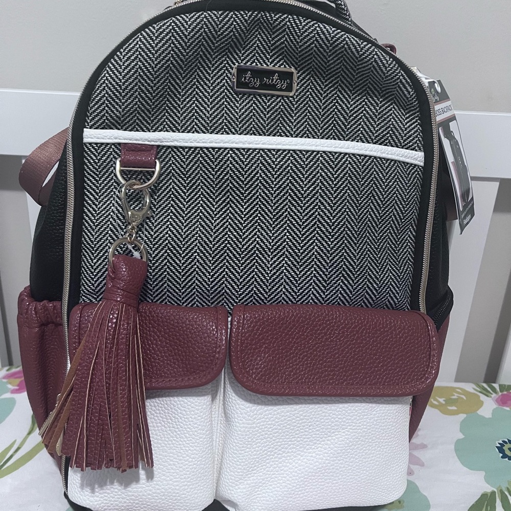 COPY - NEW Itzy Ritzy Boss Backpack in Coffee & Cream